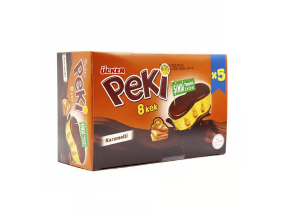 Ülker Peki 8 Kek Karamelli (5'li Paket 210 G)